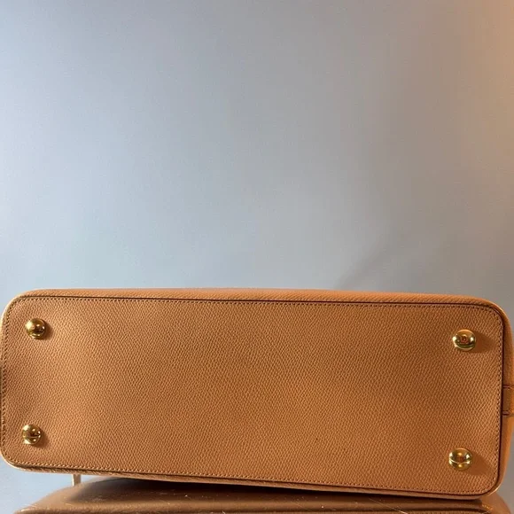 Coach Nude/Beige Leather Satchel Bag - Picture 16 of 16